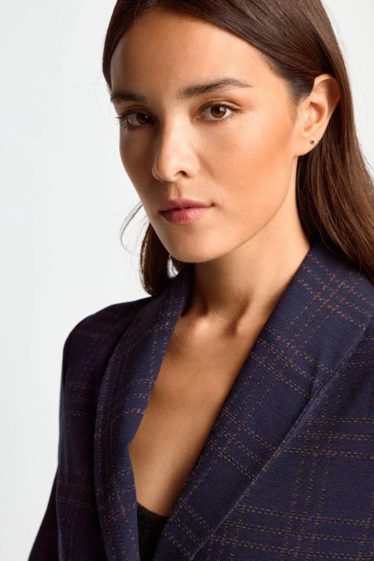 Blazer Mit Karomuster