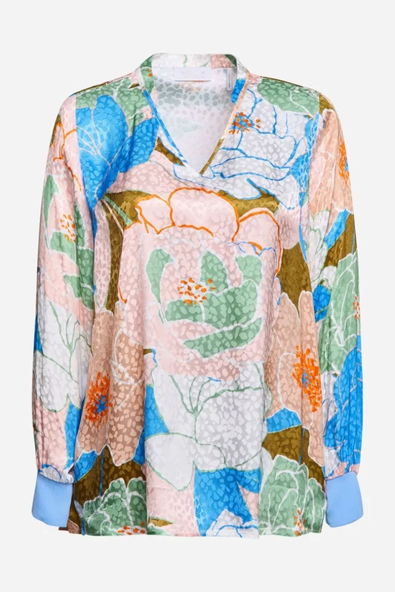 Bluse Mit Floralem Print