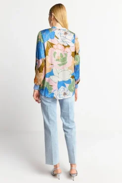 Bluse Mit Floralem Print