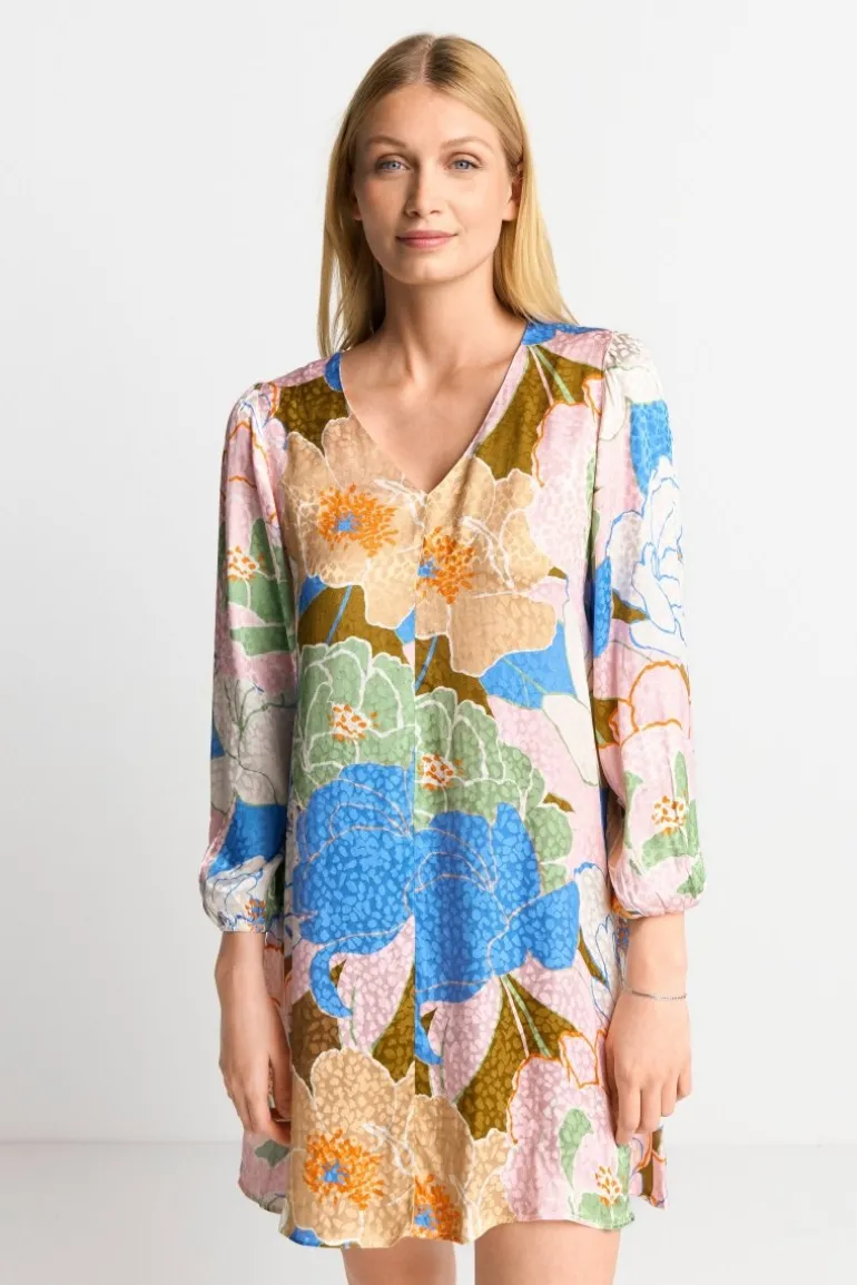 Blusenkleid Mit Blumenprint
