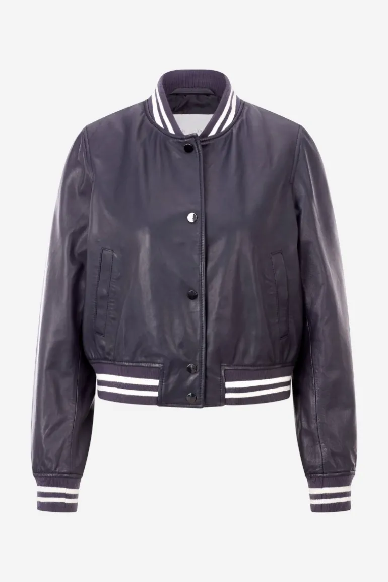 Bomberjacke Aus Leder