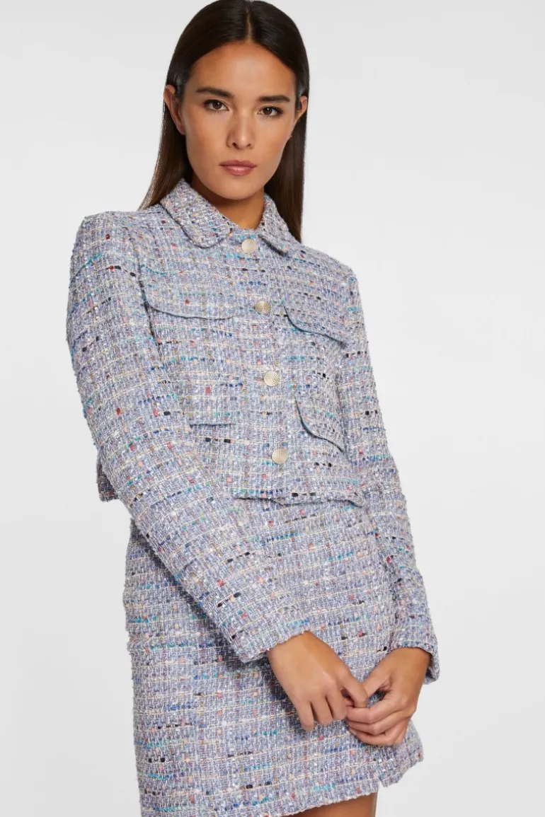 Bouclé-Jacke