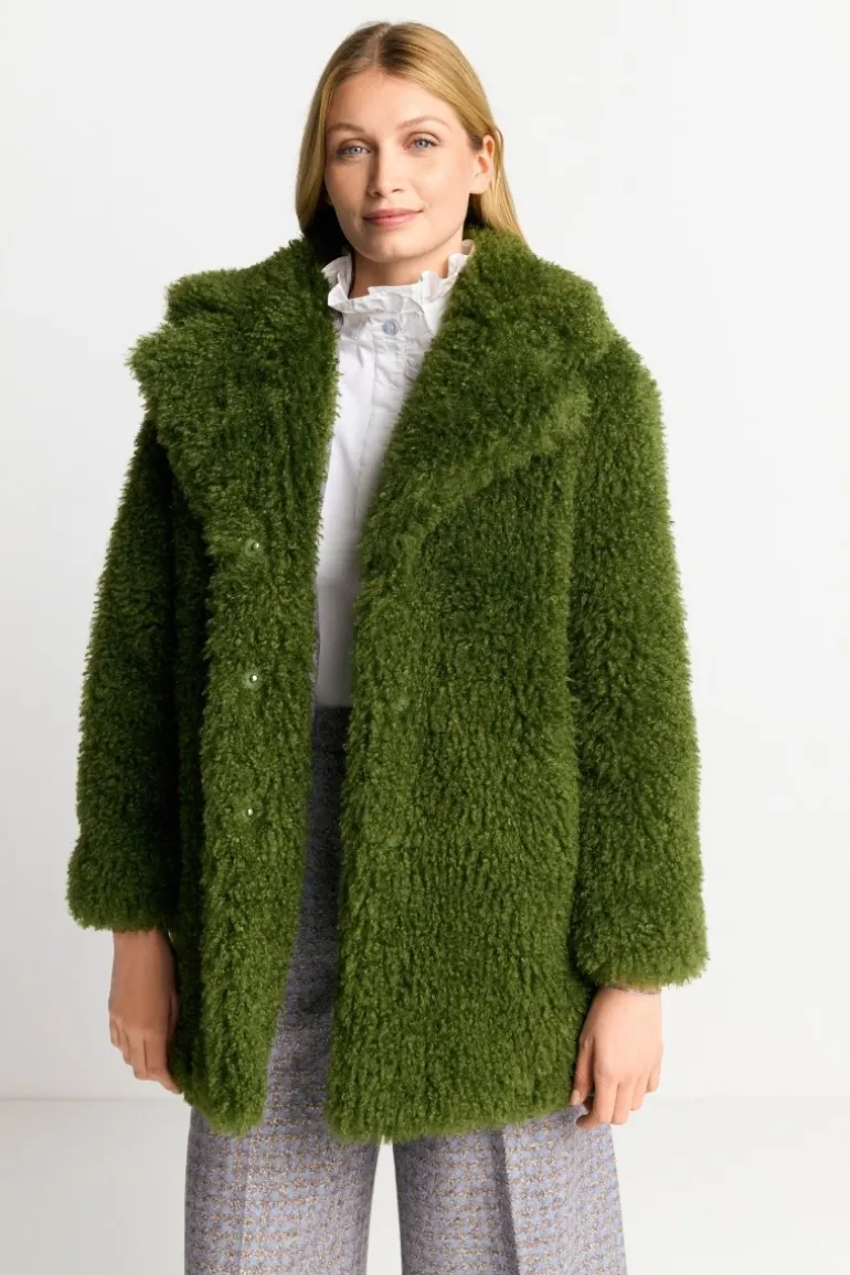 Fake Fur Mantel