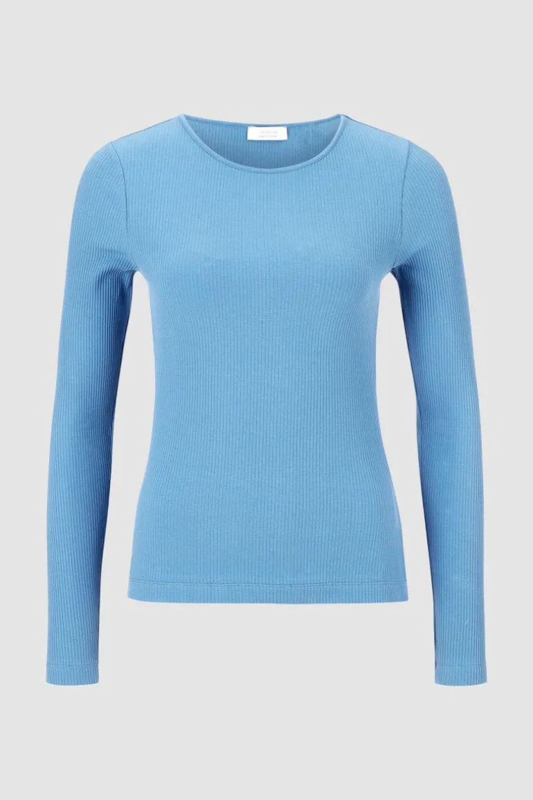 Geripptes Longsleeve