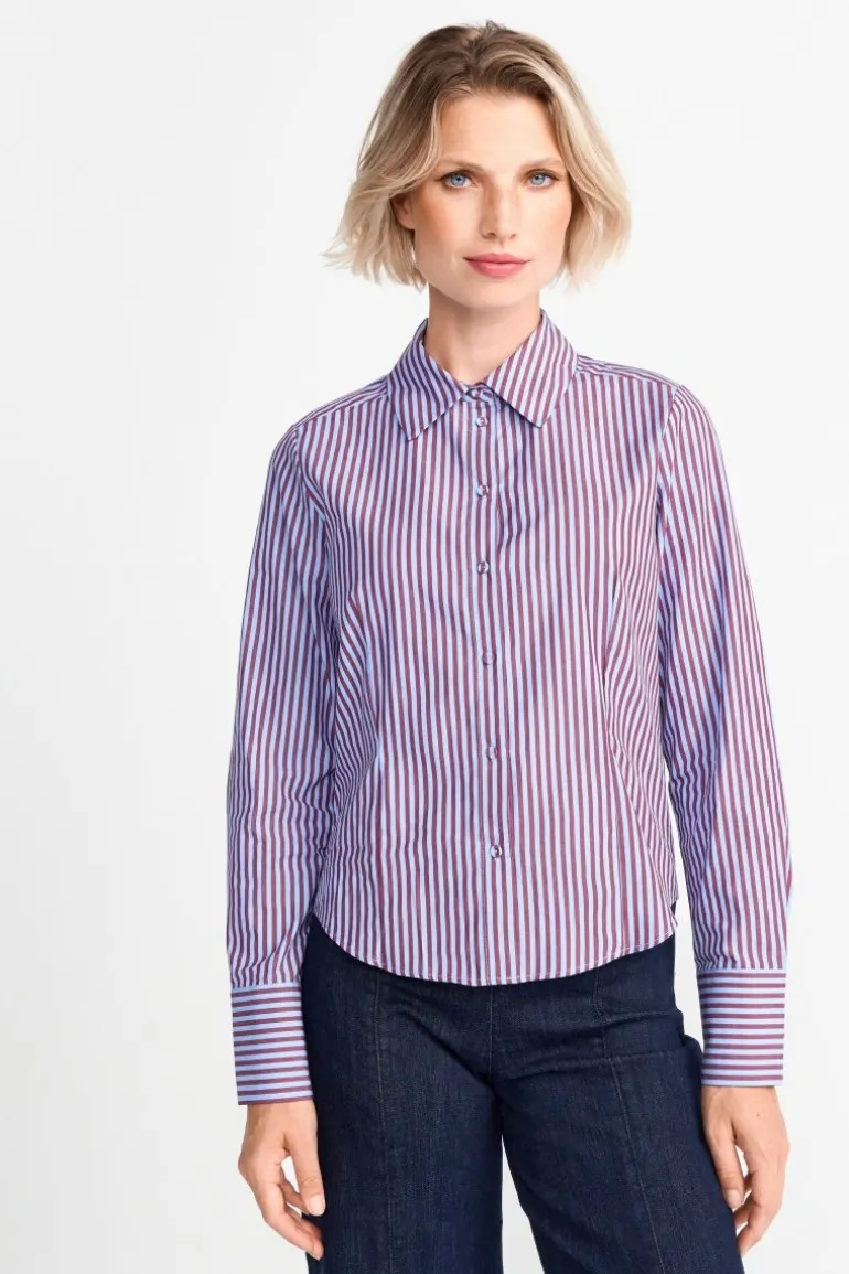Gestreifte Hemdbluse