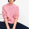 Grobstrickpullover In French Pink