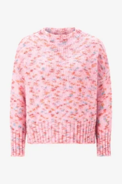 Grobstrickpullover In French Pink