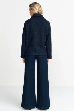 Jacke Mit Breitem Umlegekragen