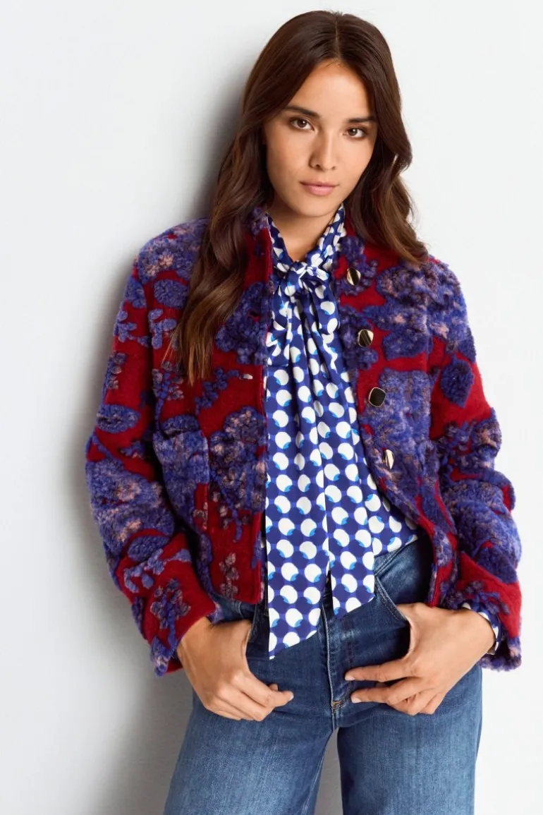 Jacke Mit Floralem Muster