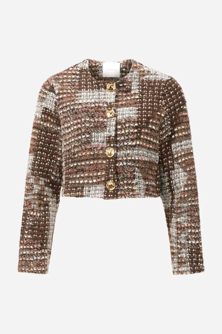 Kurze Bouclé-Jacke
