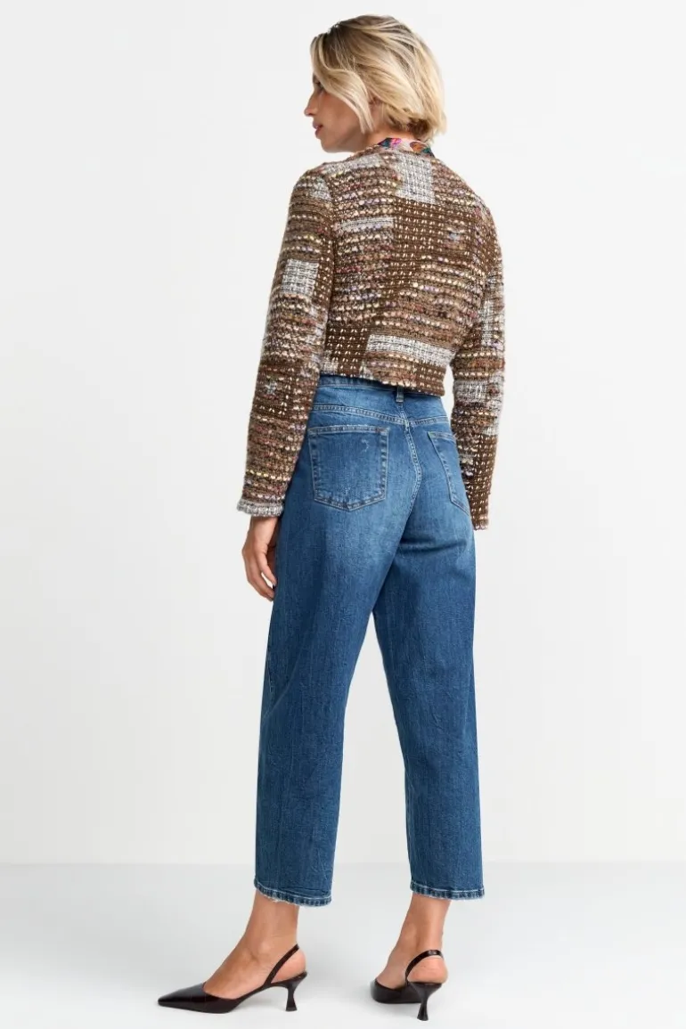 Kurze Bouclé-Jacke