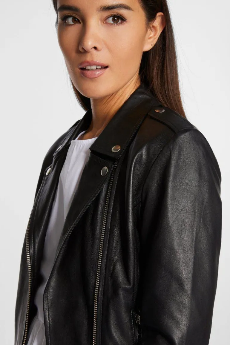Lederjacke