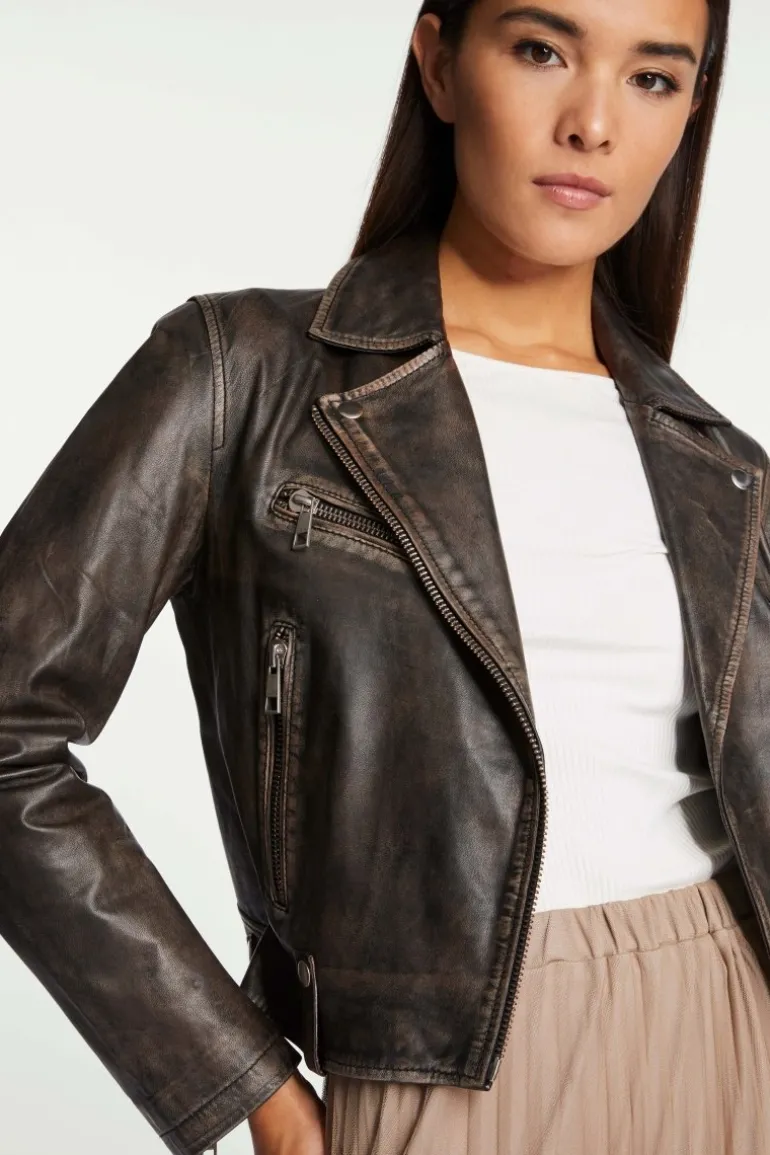 Lederjacke