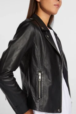 Lederjacke