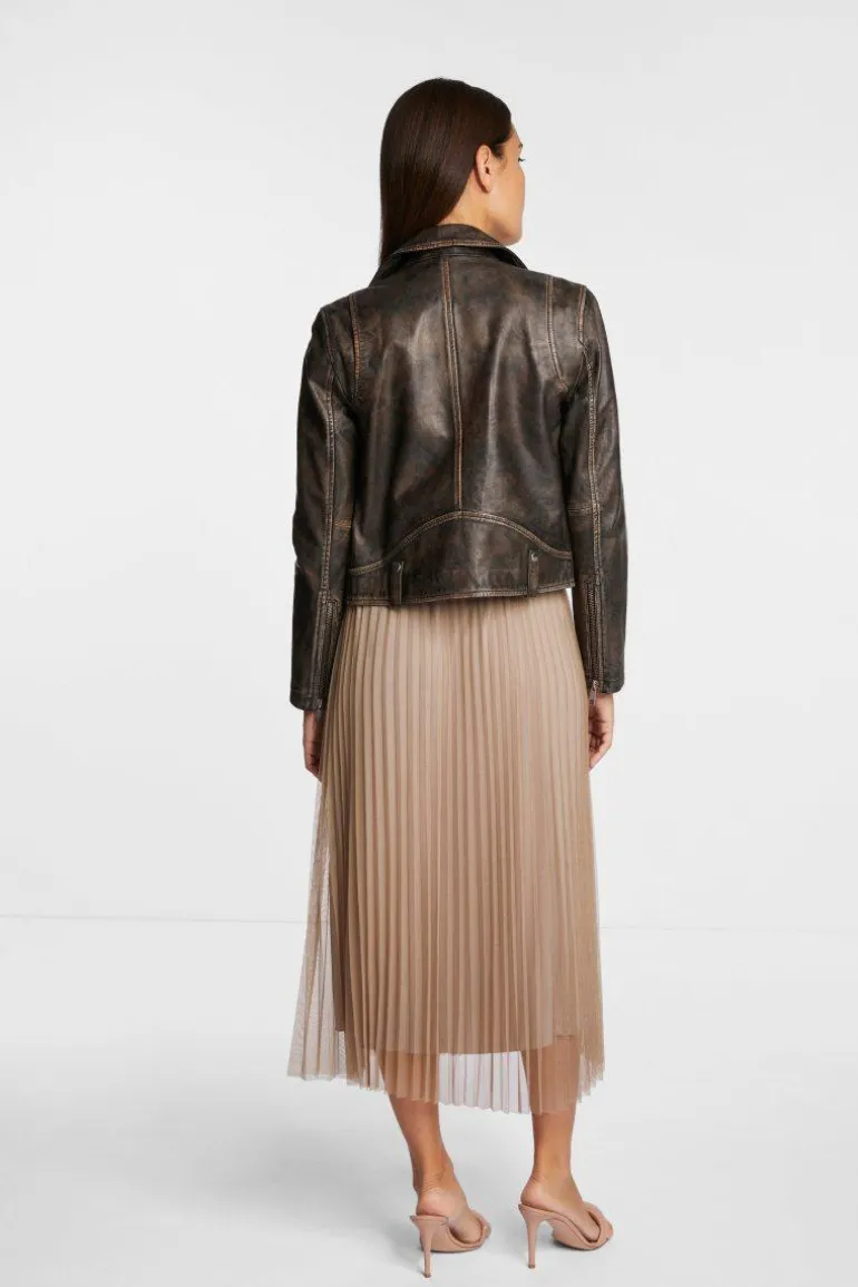 Lederjacke