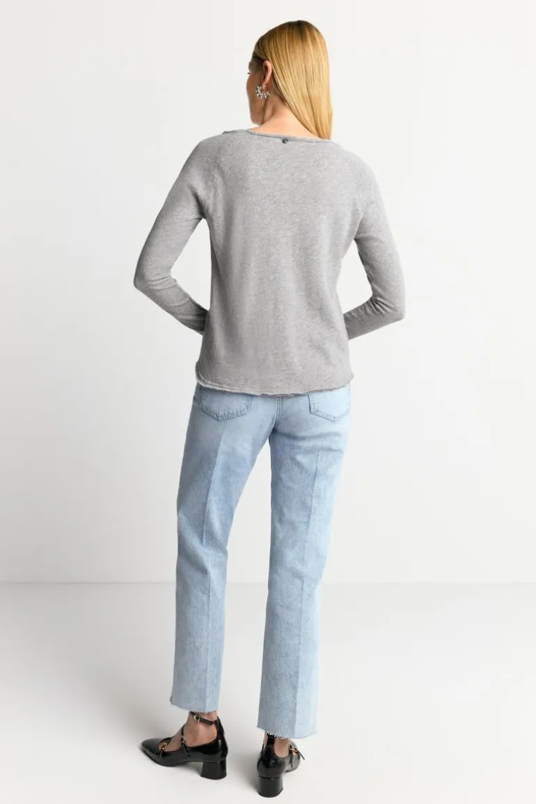 Longsleeve Aus Baumwolle