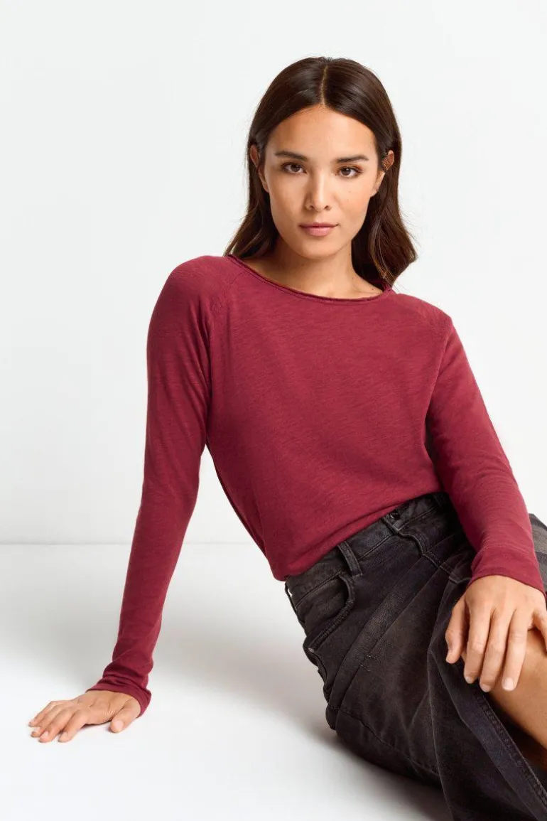 Longsleeve Aus Baumwolle