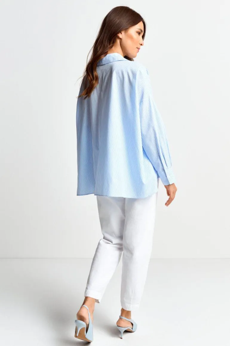 Oversized Hemdbluse