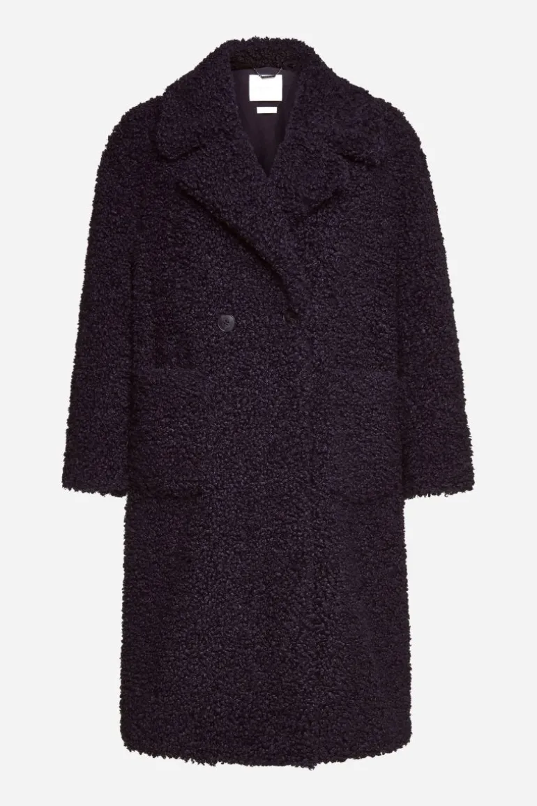 Oversized-Mantel Aus Teddyfell