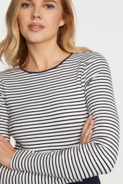Rib-Longsleeve Aus Bio-Baumwolle