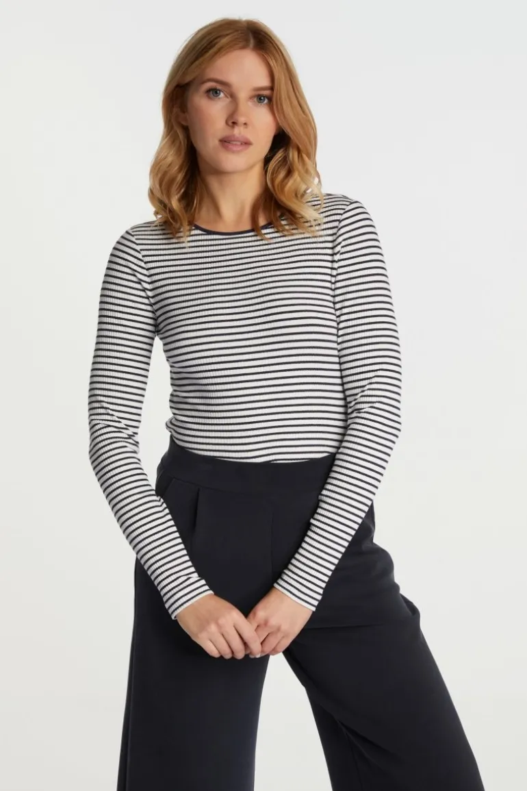 Rib-Longsleeve Aus Bio-Baumwolle