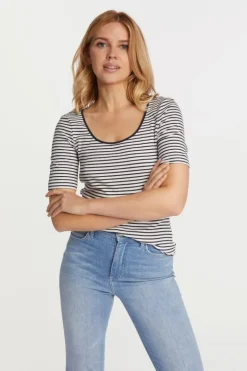 Rib-Shirt Aus Baumwolle