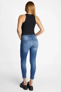 Rib-Top In Bodycon-Fit