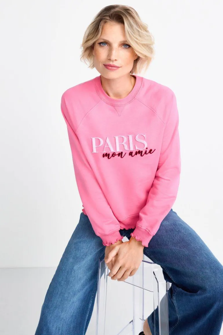 Statement-Sweater Mit Raglanärmeln