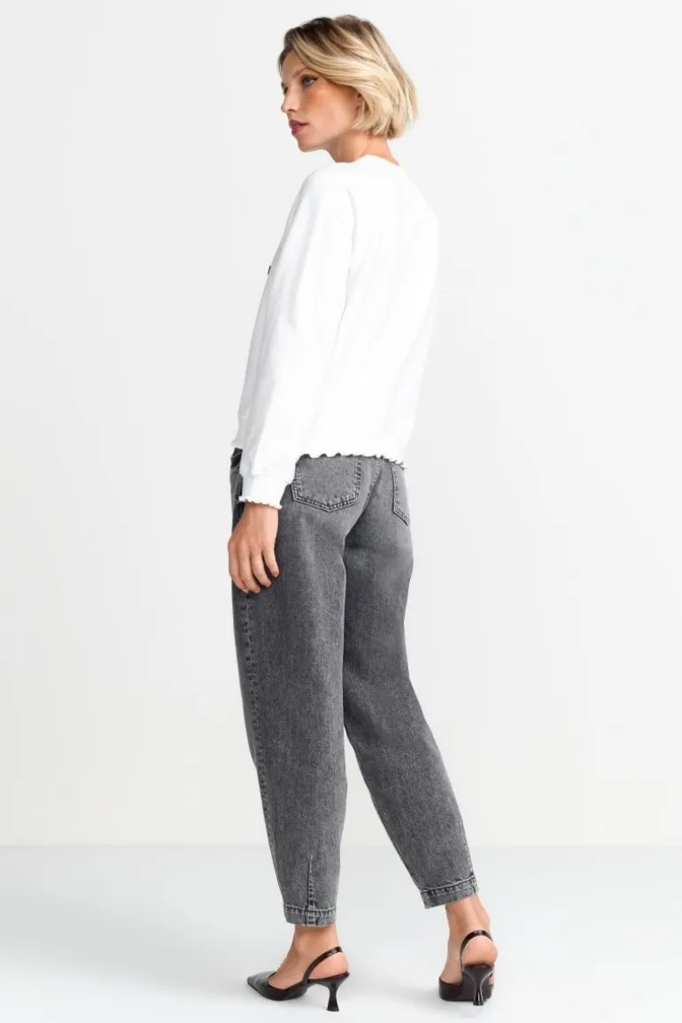 Statement-Sweater Mit Raglanärmeln