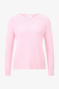 Strickpullover Aus Weichem Materialmix