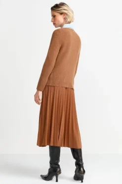 Strickpullover Aus Weicher Wollmischung