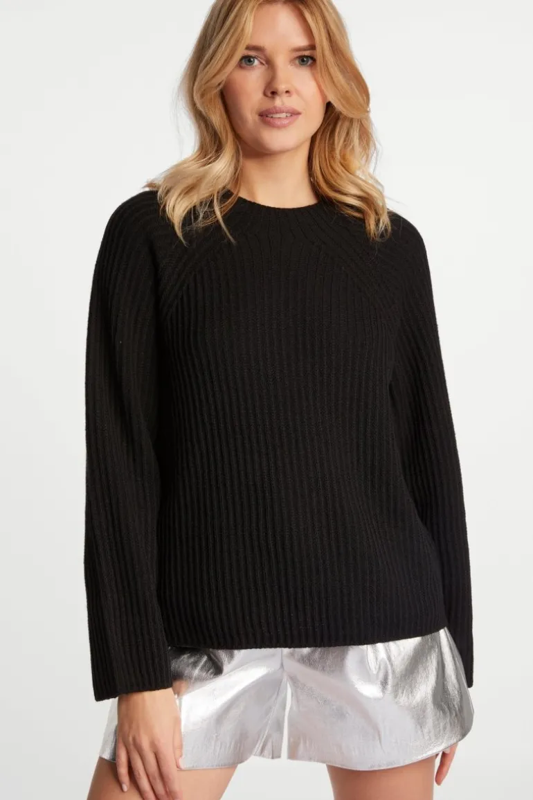 Strickpullover In Weiter Passform