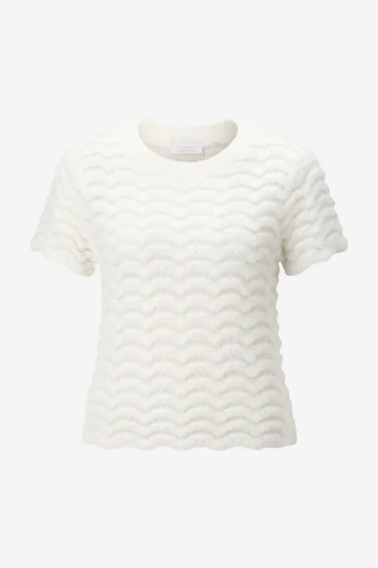 Strick-Shirt Mit Paillettendetails