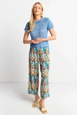 Strick-Shirt Mit Paillettendetails