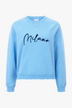Sweatshirt Mit Schriftzug
