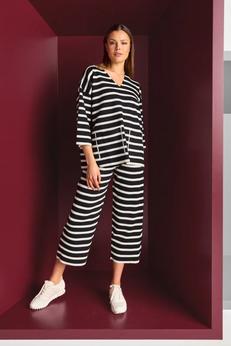 Sweatshirt Mit Tiefem V-Neck