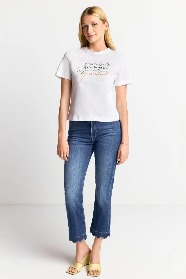 T-Shirt Aus Softer Baumwolle
