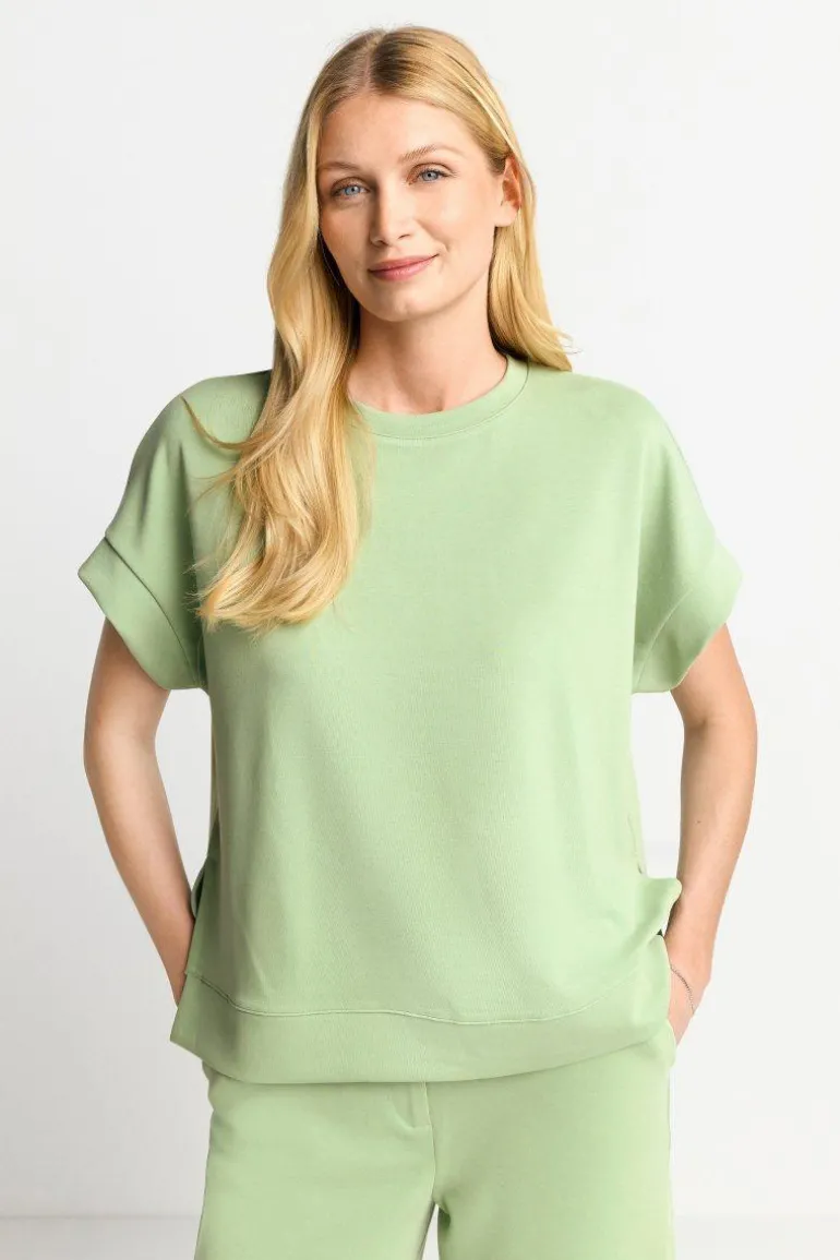 T-Shirt Aus Supersoftem Jersey