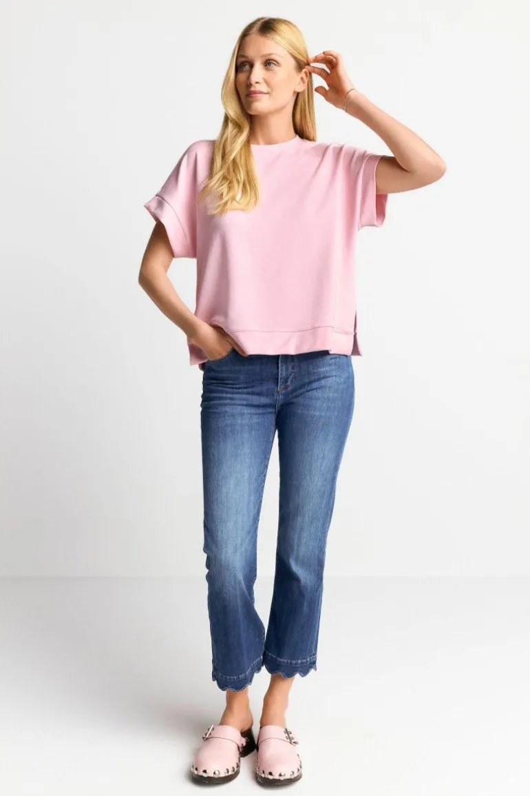 T-Shirt Aus Supersoftem Jersey