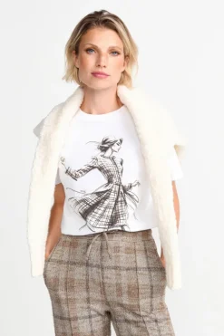 T-Shirt Mit Fashion-Print