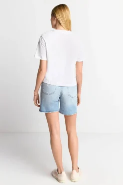 T-Shirt Mit Frida Kahlo-Applikation
