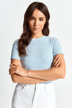 T-Shirt Mit Metallfäden