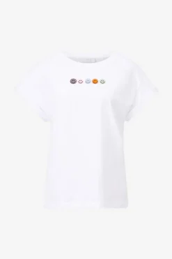 T-Shirt Mit Strass-Applikationen