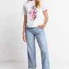 T-Shirt Mit Strassverzierung