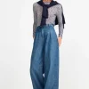 Wide Leg Denim Mit Hoher Taille